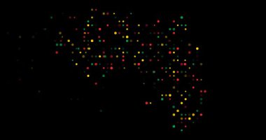 Dairesel hareketli üretken sanat Gine şekli