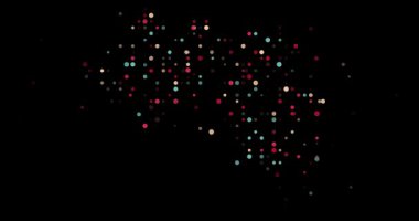 Akan daireler üretken Gine haritası tasarımı