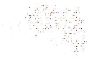 Parlayan noktaların akışı Gine ana hatları oluşturuyor