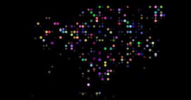 Parlayan noktaların akışı Gine Bissau ana hatlarını oluşturuyor