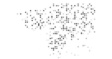 Hareket noktalarından Gine Bissau haritası