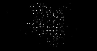 Kenya şekli yaratan soyut noktalar