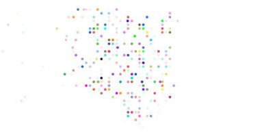 Parlayan noktaların akışı Kenya ana hatlarını oluşturuyor