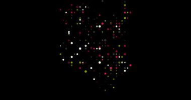 Dijital üretken noktalar Kenya şekli oluşturur