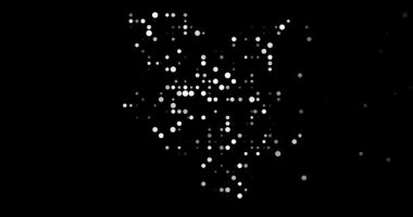 Dijital parçacıklar Kenya haritasını oluşturmak için birleşir