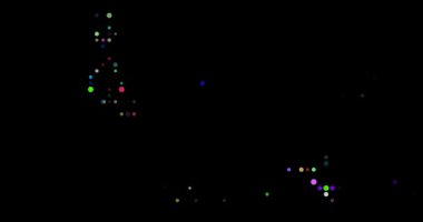 Şekillendirilmiş nokta animasyonu Komoros adaları oluşturuyor