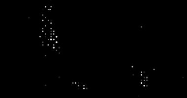 Comoros coğrafi hatlarını oluşturan dijital noktalar