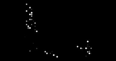 Hareket halindeki Komoros haritasının dinamik geometrisi