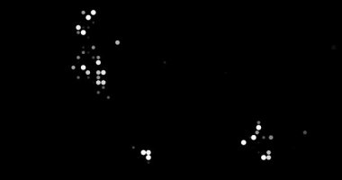 Soyut nokta kümesi oluşturan Komoros haritası