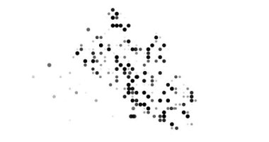 Süzülen Noktalar tarafından oluşturulan Liberya Haritası