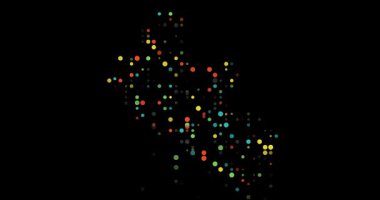 Liberya 'nın Soyut Noktalama Haritası