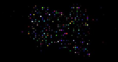 Libya Haritasını Şekillendiren Parçacıkların Dinamik Üretici Videosu