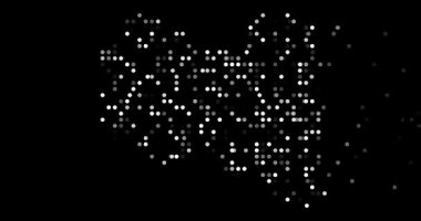 Renkli Çemberler Libya Haritası Silüeti Canlandırmasına Düşüyor