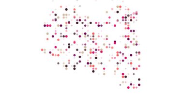 Libya Harita Biçimine Üretici Hareket Grafiksel Düşen Renkler