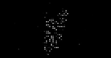 Uçan daireler Madagaskar soyut haritasını oluşturur