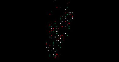 Madagaskar Haritası Oluşturan Sanatsal Noktalar