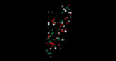 Uçan noktalar Madagaskar ana hatlarını şekillendiren hareket sanatı