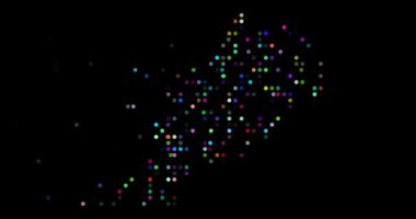 Uçan noktalar Fas 'ın üretken haritası