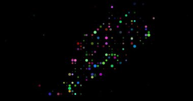 Fas Haritası Oluşturan Renkli Çemberler