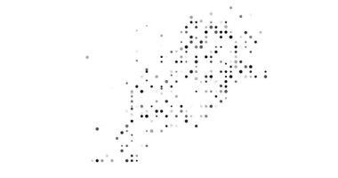 Soyut Fas silueti oluşturucu mozaik