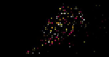 Üretici nokta deseni Fas haritası ana hatları