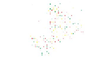 Renkli Desen Mali Silueti Oluşturuyor