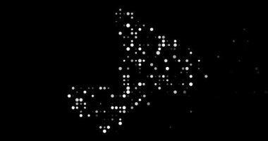 Dinamik Mali kültürel anahat parçacık sanatı