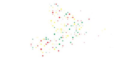 Hareket noktalı minimalist Mali soyut haritası