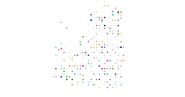 Moritanya 'nın soyut ana hatlarını oluşturan uçan daireler