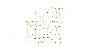 Modern Sanat Şekillendirme Moritanya Haritası