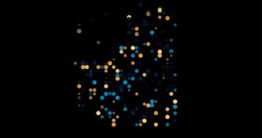 Yaratıcı soyut Moritanya ana hatları nokta akış sanatı