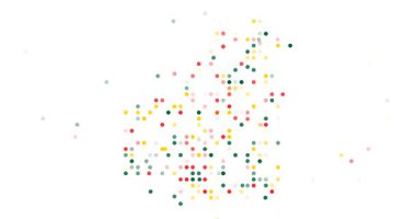 Üretici soyut Moritanya haritası siluet tasarımı