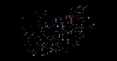 Güney Afrika 'nın üretken soyut silueti