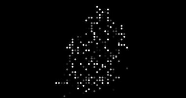 Uçan parçacıklar Mauritius haritasının ana hatlarını oluşturur