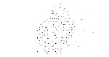 Uçan parçacıklar Mauritius haritasının ana hatlarını oluşturur