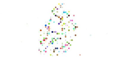 Puanlı üretici hareket sanatı Mauritius haritası