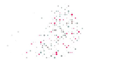 Renkli Desen Mauritius Silueti Oluşturuyor