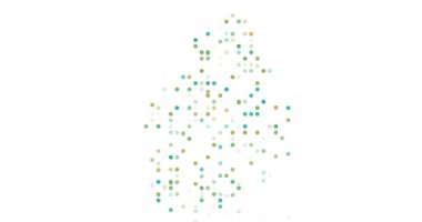 Mauritius üretken noktalı soyut ülke taslağı