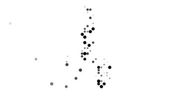 Malawi haritası siluet oluşturucu daire hareketi