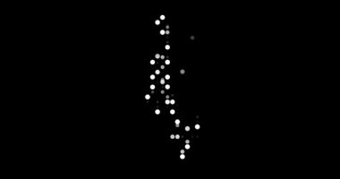 Dinamik Malawi haritası soyut nokta çizimi
