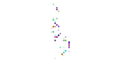 Malawi haritası siluet oluşturucu daire hareketi