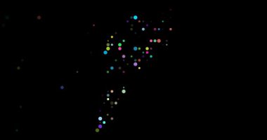 Soyut üretken animasyon Mozambik şekil sanatı