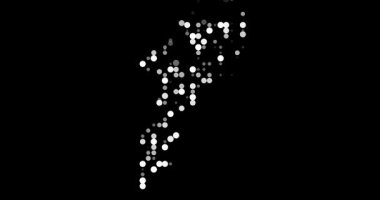 Yaratıcı üretici Mozambik harita parçacık çizimi