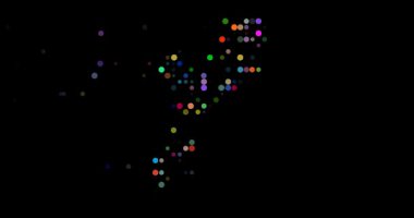 Soyut üretken animasyon Mozambik şekil sanatı