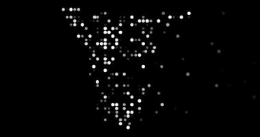 Üretken Namibya noktaları soyut harita oluşturuyor