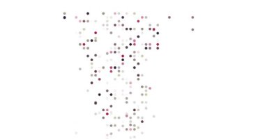 Namibya haritası parçacıkları oluşum içinde uçuyor