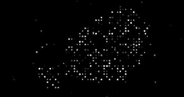 Nijer soyut geometri noktalı harita ana hatları