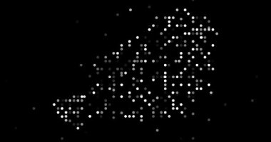 Ülkeyi şekillendiren noktaların Nijer yaratıcı animasyonu