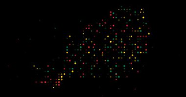 Nijer noktalı harita oluşturucu görsel bileşimi