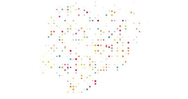 Yaratıcı Dot Yapısı Nijerya Haritası